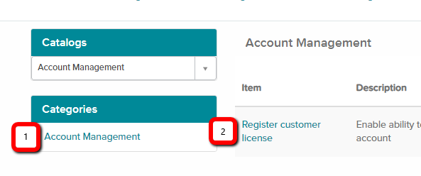 Register Customer License
