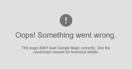 Google Maps error